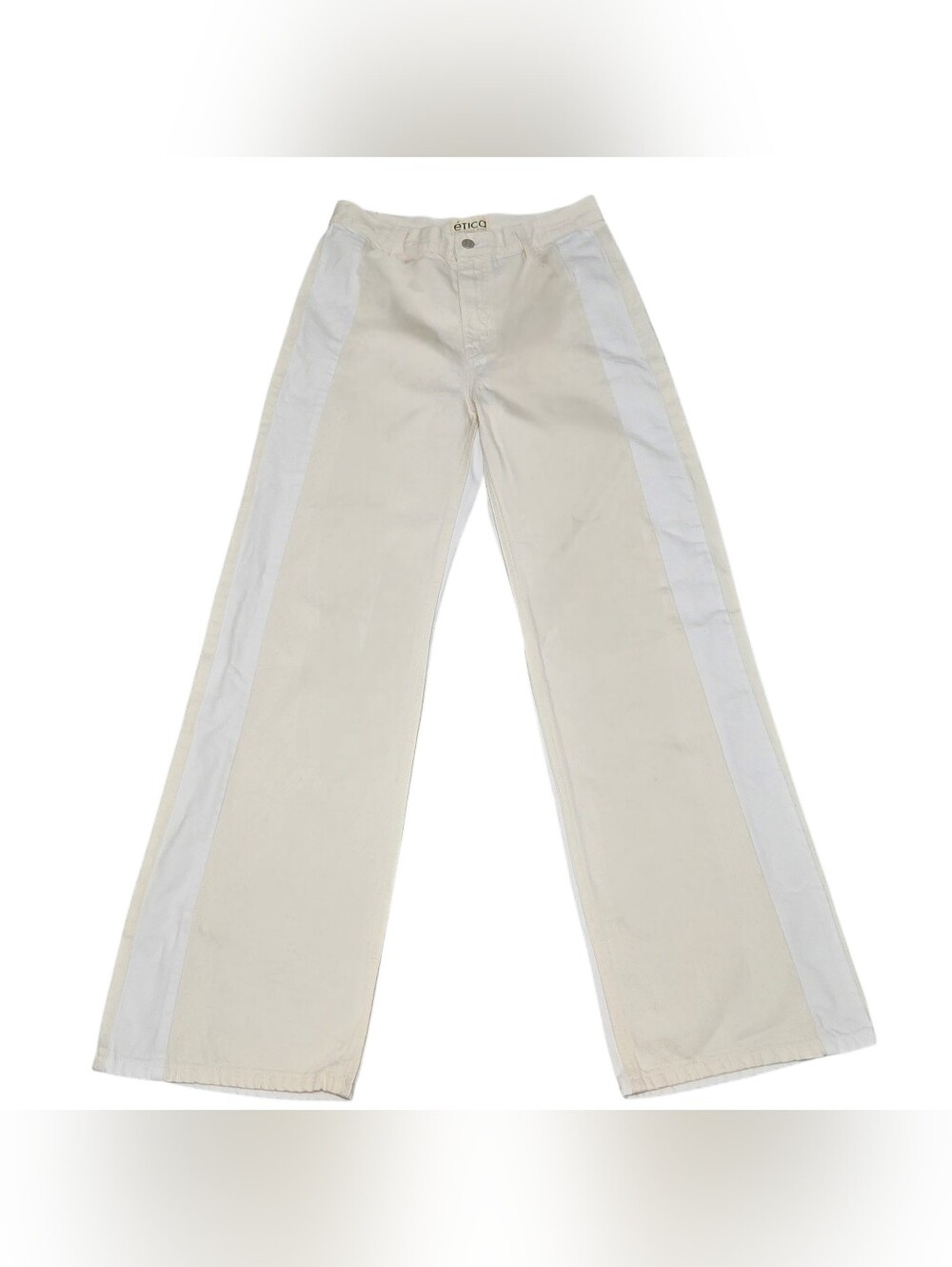 Etica Dayton NWOT Two Tone Trousers Sz 28 - Picture 3 of 6